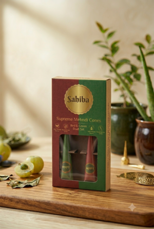 Sahiba Supreme Cone Mehndi (Red & Green Pack)